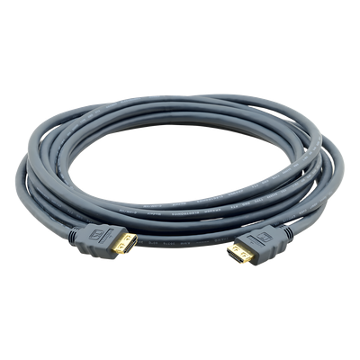 Cable HDMI Premium| Longitud .90 m | Alta Velocidad 18 Gbps | 4K@60Hz (4:4:4) | Conectores Dorados 24K | K-Lock Resistentes | Triple Blindaje | Certificado Premium
