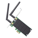 Adaptador PCI Express Wi-Fi / Doble Banda AC1200 / 2.4 y 5 GHz / 2x2 MU-MIMO / Antenas Desmontables 2 dBi / Perfil Bajo y Completo