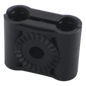 Paquete de 10 Sujetadores Plasticos Para Cable Coaxial de 3/8\"