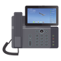 Videoteléfono IP inteligente Insignia, Android 9.0, 20 líneas SIP, pantalla a color 7\" ajustable, Teclado de iluminación configurable, PoE, conferencia local de 10 vías.