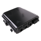 Cierre de Empalme para 24 fusiones de fibra óptica, Interior/Exterior, 3 Entradas para Cable Ø 6-12mm, con 8 acopladores SC/APC y splitter 1x8 SC/APC Incluido, IP65