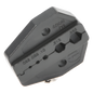 Mordaza para Plegar Conectores de Anillo en RG-58/U, RG-59/U, RG-142/U, RG-8/X en tamaños 0.052\", 0.068\", 0.100\", 0.213\" y 0.255\".