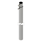 Mástil Telescópico / 6 m (19.7 ft) / Tubo Galvanizado Calibre 20 / Carga Máxima 6 kg / 2 Secciones de 3 m (9.8 ft)