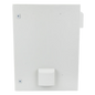Gabinete Ventilado de Acero IP55 Uso en Exterior (500 x 700 x 250 mm) con Placa Trasera Interior Metálica y Compuerta Inferior Atornillable. Incluye Ventilador, Ventilas, filtros, Chapas y Llave T.