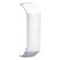 Unión recta de tapa, para uso con canaleta T45, Material PVC Rígido, Color Blanco Mate