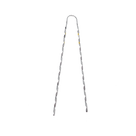 Remate Preformado para Fibra Óptica / Acero Galvanizado / Mensajero 6.3 mm (1/4\") / Tensión 4233 kg / Longitud 635 mm (25\") / Pierna Dispareja