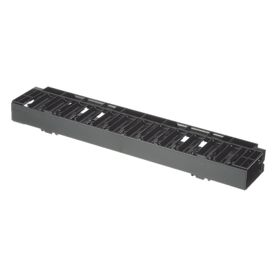 Organizador de Cables Horizontal NetManager, Sencillo (Solo Frontal), Para Rack de 19in, 1UR