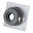 Placa Pasamuro / Cable Coaxial 1/2\" / IP66 / Aluminio / 127x127 mm | 5x5 in