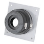 Placa y Goma Pasamuro para Cable Coaxial de 1/2