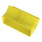 Bajada Vertical Interior de 45º con Tapa, Para uso con Canaletas 12X4 FiberRunner™, Color Amarillo