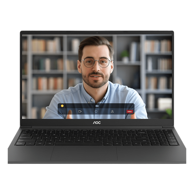 Laptop AOC AP15 / Intel Alder Lake N97 / 16 GB RAM DDR4 / 512 GB SSD / Wi-Fi 5 / Bluetooth 4.2 / Windows 11 / Puertos USB 3.0-3.2-USB-C-HDMI