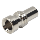 Adaptador / Reductor coaxial / Cables RG-8/X, BELDEN 9258, RG-59/U, BELDEN 8241 / Cuerpo níquel / Ensamble roscable
