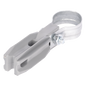 Aislador de Paso o Esquina con Abrazadera / 1 Pulgada (25 mm) / Resina Virgen 100% / Anti-Arqueo / Acero Galvanizado / Poste Cerco Eléctrico