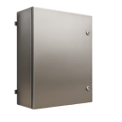 Gabinete IP66 / Acero Inoxidable / 600x600x250 mm (23.6x23.6x9.8 in) / Placa Galvanizada / 50 kg Carga