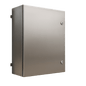 Gabinete IP66 / Acero Inoxidable / 600x600x250 mm (23.6x23.6x9.8 in) / Placa Galvanizada / 50 kg Carga