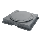 Caja de Instalación Empotrada / Profundidad Reducida / Cubeta para Concreto / Acabado al Ras del Piso / Mecanismos Energía y Datos