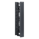 Organizador Vertical de Cables / Doble Cara / 45 RU / 5x12in / 4.9in Ancho / 6.9ft Altura / Negro