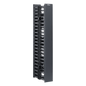 Organizador Vertical NetRunner, Doble (Frontal y Posterior), Para Rack Abierto de 45 Unidades, 4.9in de Ancho, Color Negro