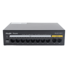 Switch PoE+ no administrable / 8 puertos PoE+ 10/100 / 2 uplinks 10/100 / 110W total / 2.0 Gbps switching