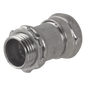 Conector Recto Compresión de Acero Galvanizado para Pared Delgada de 1 1/2\".
