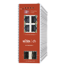 Switch PoE Industrial L2+ / 4 Puertos Gigabit PoE 802.3af/at / 2 Puertos SFP / Presupuesto PoE 120 W / Administración Cloud / Protocolo ERPS / Sin Ventiladores / IP40
