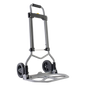 Diablo Plegable / Capacidad 60 kg / Jaladera de Hule Espuma / Botón Despliegue Rápido / Base Acero Antiderrapante / Llanta Hule Duradera / Transporte Compacto