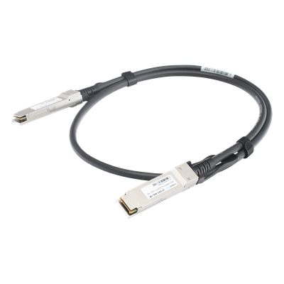 Cable DAC QSFP+ de 40 Gbps a 40 Gbps / Passive Direct Attach Copper Twinax Cable / Longitud: 1 metros