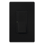 Switch Maestro de un solo polo, hasta 8 A, para multilocación con interruptores complementarios, color negro