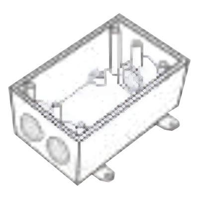 Caja Condulet FS de 3/4\" ( 19.05 mm ) con tres bocas a prueba de intemperie.
