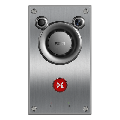 Video Intercomunicador IP con Cámara 4MP / Altavoz 10W / 2 Líneas SIP / IP66 e IK10 Anti-vandálico / PoE 802.3af / Visión Nocturna IR y HDR / -40°C a 70°C