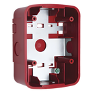 Caja de Montaje en Pared y Techo / Para Bocina y Bocina con Estrobo / Color Rojo / Compatible Serie L