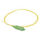 Pigtail de Fibra Óptica / SC/APC / Monomodo G.652D / Simplex / 1 m (3.28 ft) / Tight Buffer 900 µm