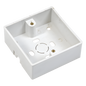 Caja plástica para instalación del botón PRO802B 86 x 86 mm