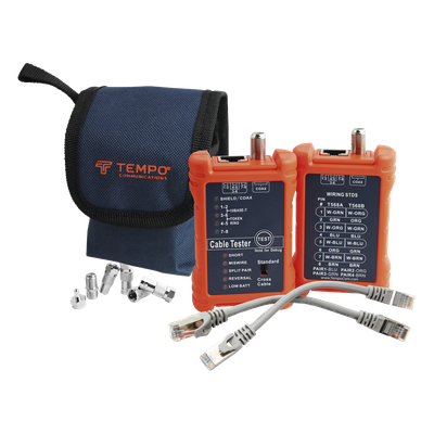 Tester Profesional para Mapeo de Cables de Red/Coaxiales