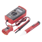 Kit de Prueba Eléctrica / Multímetro Digital / Detector de Tensión sin Contacto / Probador de Fase GFCI / 250 V AC/DC / 50 A