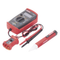 KIT Básico 3 en 1 con Multímetro Digital + Detector de Tensión sin Contacto + Comprobador de Fase GFCI