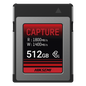 Memoria CFexpress Tipo B / 512 GB / 1800 MB/s Lectura / 1700 MB/s Escritura / Video 8K / PCIe Gen 3×2