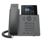Teléfono IP / 3 Líneas SIP / 12 Botones Virtuales Programables / Pantalla LCD 2.8 Pulgadas / Puertos Gigabit con PoE / Audio HD