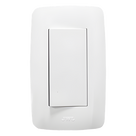 Apagador Sencillo / 127 V / 10 A / Blanco / 4.6 x 3.1 x 1.2 in