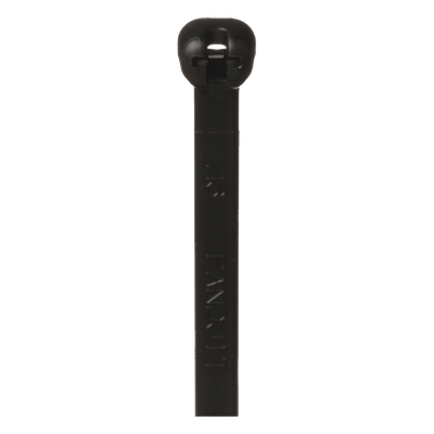Cincho de Nylon 6.6 Dome-Top®, Con Lengüeta de Bloqueo de Acero Inoxidable, 203 mm largo x 4.7mm ancho, Color Negro, Exterior Resistente a Rayos UV, Paquete de 100pz