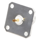 Conector BNC Hembra / Soldable para Chasis / 4 Perforaciones 18 mm (0.59 ft) / Compatible UG-177/U