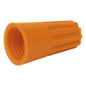 Capuchón roscable / 12 AWG / Naranja / Paquete de 25 piezas.