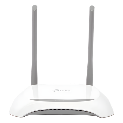 Router Inalámbrico WISP, 2.4 GHz, 300 Mbps, 2 antenas externas omnidireccional 5 dBi, 4 Puertos LAN 10/100 Mbps, 1 Puerto WAN 10/100 Mbps, control de ancho de banda
