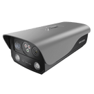 Cámara IP Térmica de Detección de Incendios / 4 Megapixel Óptico + 1 Megapixel Térmico / Alcance de Llama 50 m (164 ft) / Rango Térmico 0 a 400 °C / IP66 / WDR 120 dB