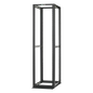 Rack de Cuatro Postes Estándar de 19\", Rieles Numerados y Roscados #12-24, Profundidad Máxima de 30 in, 45 Unidades de Rack, Color Negro