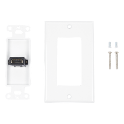 Placa de Pared 1 Puerto HDMI Hembra a Hembra