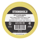Cinta Aislante Eléctrica / PVC 0.18 mm / 19 mm x 20.12 m (66 ft) / 600V / UL 510 / Amarillo