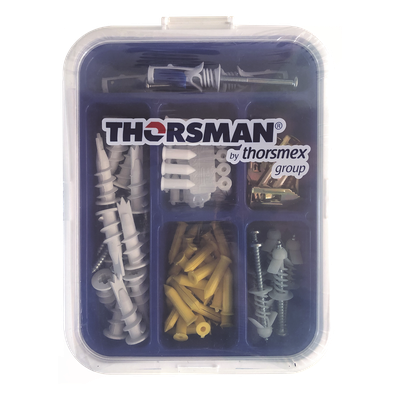 Kit para Sistemas de Fijación en Yeso, Muros Falsos, Tabique hueco, Uso en interiores  (91 piezas)