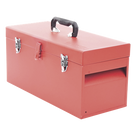 Caja de Herramientas Metálica / Doble Cerradura / 54 x 26 x 28.5 cm / Carolas Modulares / 1598 pulg³ / Recubrimiento Electrostático