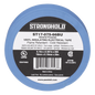 Cinta Eléctrica STRONGHOLD para Aislar, de PVC, Uso General Reparación y Mantenimiento, Grosor de 0.18mm (7 mil), Ancho de 19mm, y 20.12m de Largo, Color Azul